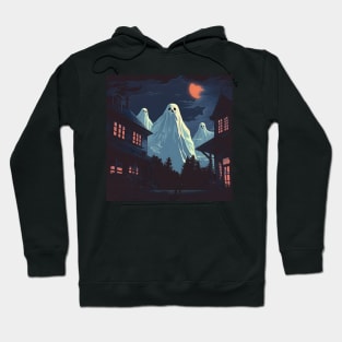 Poltergeist ghosts mountains retro vintage horror Hoodie